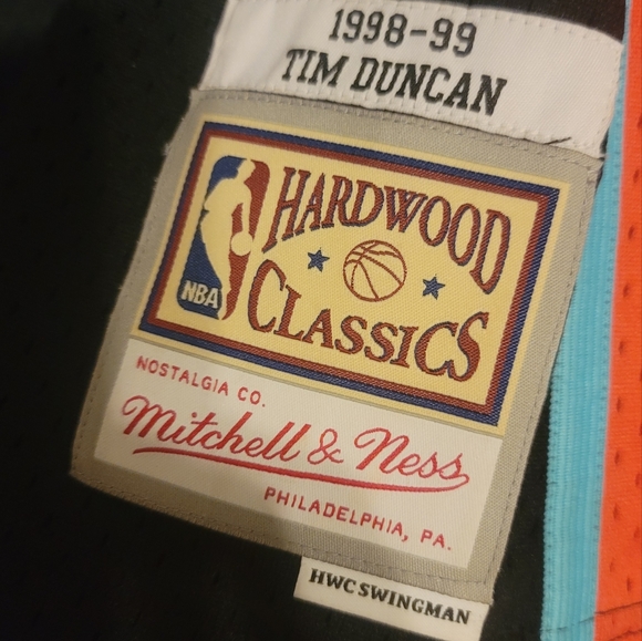 Tim Duncan retro color jersey - Picture 3 of 3